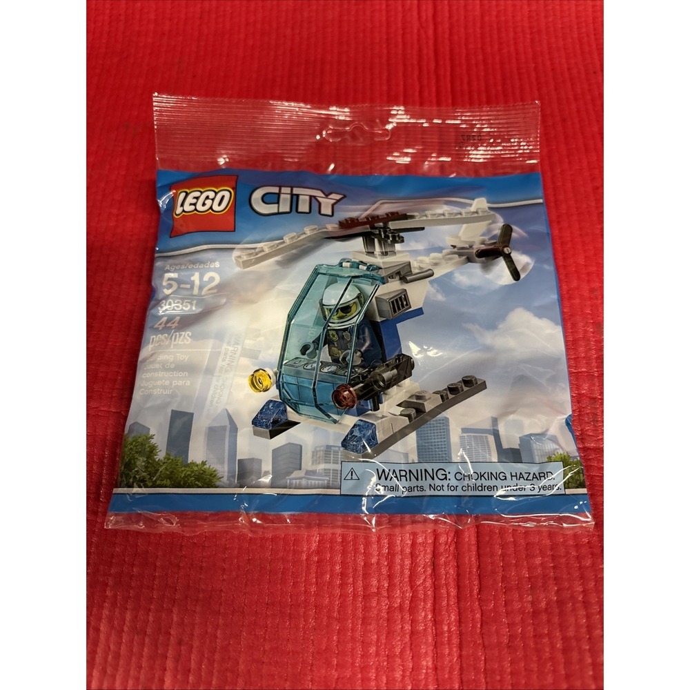 LEGO CITY:‎ Police Helicopter (30351) New sealed.